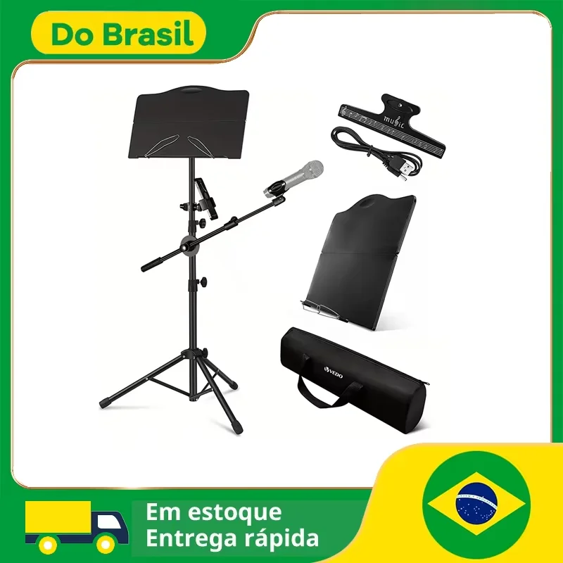 portable-and-adjustable-stable-music-stand-with-carrying-bag-collapsible-and-folding-metal-music-sheet-stand