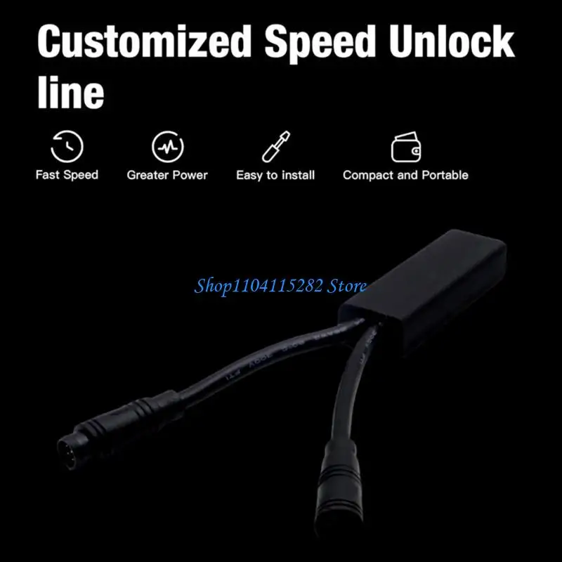 ABS Material Acceleration Cable 40KM/H Speed Boosts Controller Cable Scooters Speed Boosts Simple to Operate for GT3E/GT3D