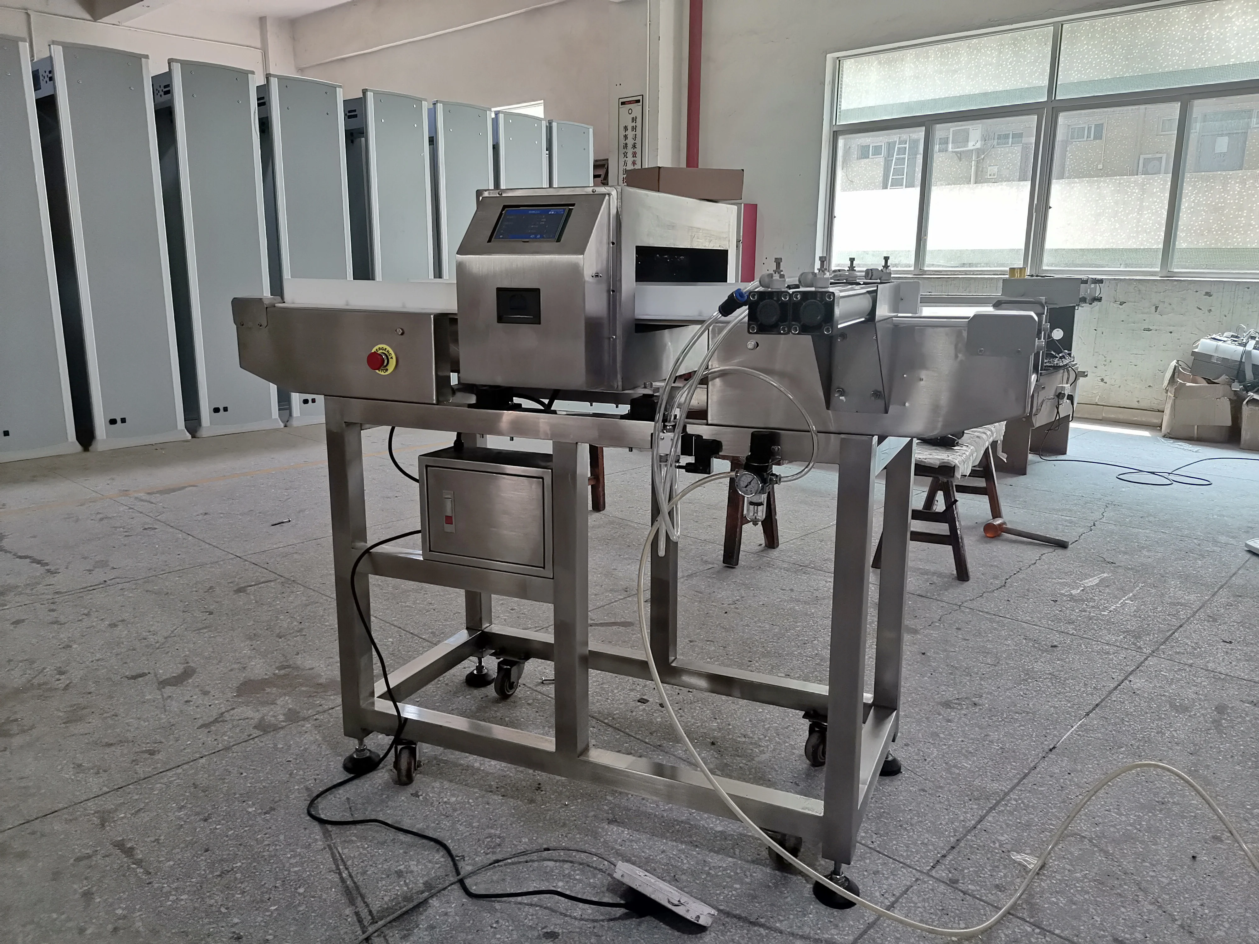 New Technology Auto Learning Parameters Belt Conveyor Industrial Metal Detector For Foods