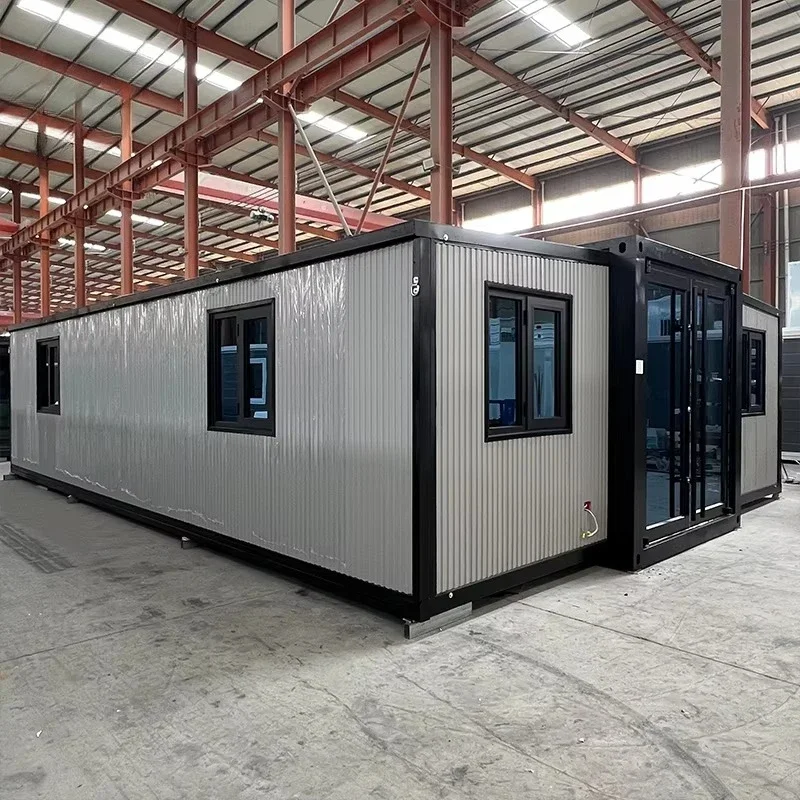Casa contenedor plegable prefabricada, Modular moderna, pequeña, para el hogar, oficina móvil, montaje rápido, vida al aire libre, cabina portátil expandible