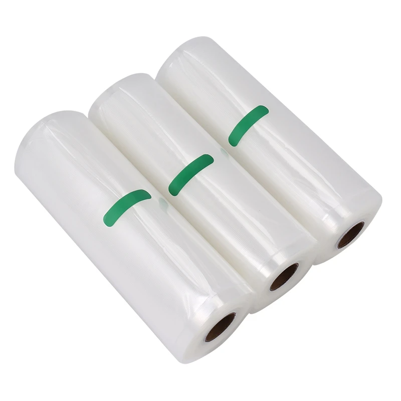 

【Hot Cake】Vacuum Sealer Bags Rolls 3 Pack For Food Saver, Heavy Duty Vacuum Storage Bags For Sous Vide Cooking, Freezer