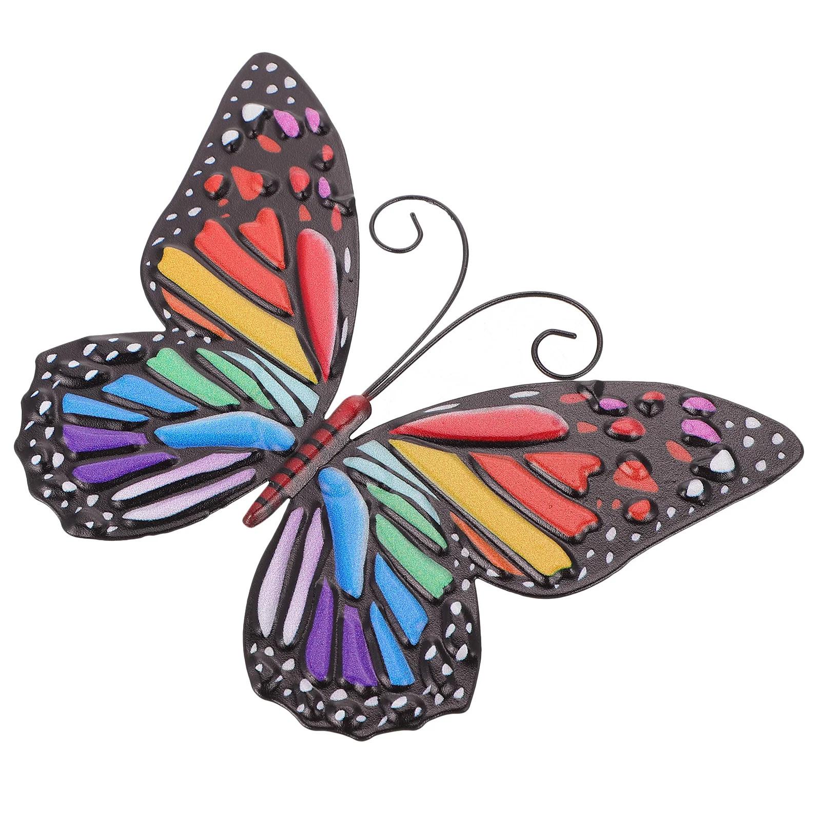 Butterfly Wall Decor Nature-inspired Iron Butterflies Sticker Artistic Patio Wrought Metal Decoration