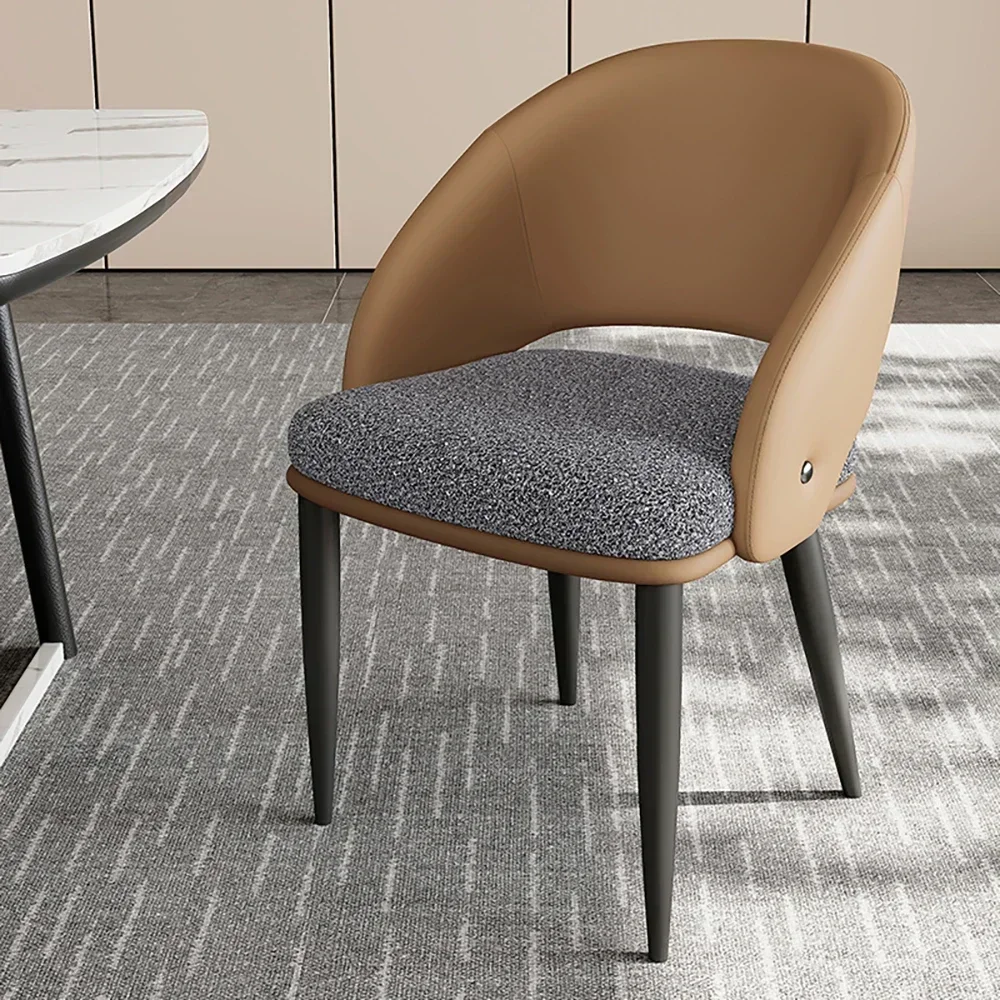 Juego de 2 sillas de comedor, sillas de comedor ergonómicas nórdicas modernas de lujo, sillas de cocina estéticas, muebles para el hogar Salle Manger