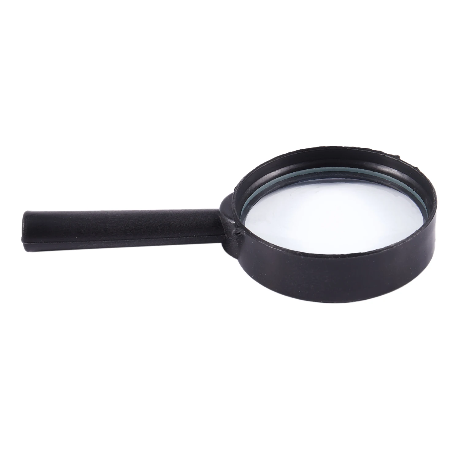 Handheld Black Plastic Frame 40mm Lens 3X Magnifier Magnifying