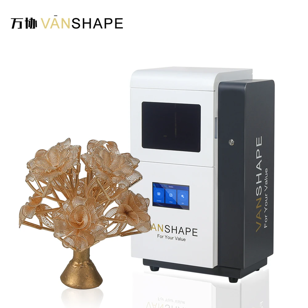 Vanshape High Precision DLP Jewellery 3D Printer Professional Photosensitive Resin  