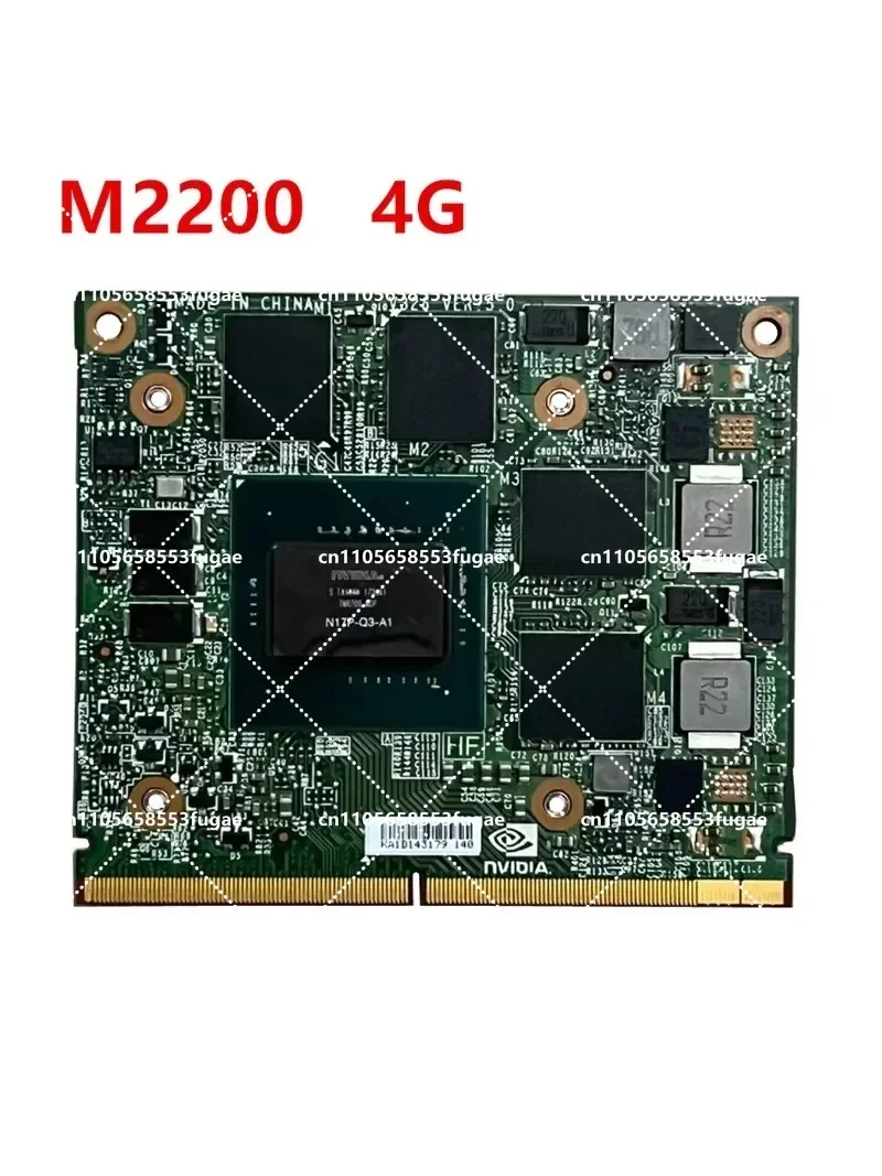 

Original 4GB GDDR5 MXM 3.0 Video Graphic Card for HP ZBook15 G3 G4 M7510 M7520 Laptop N17P-Q3-A1 Laptop VGA Board M2200 M2200M