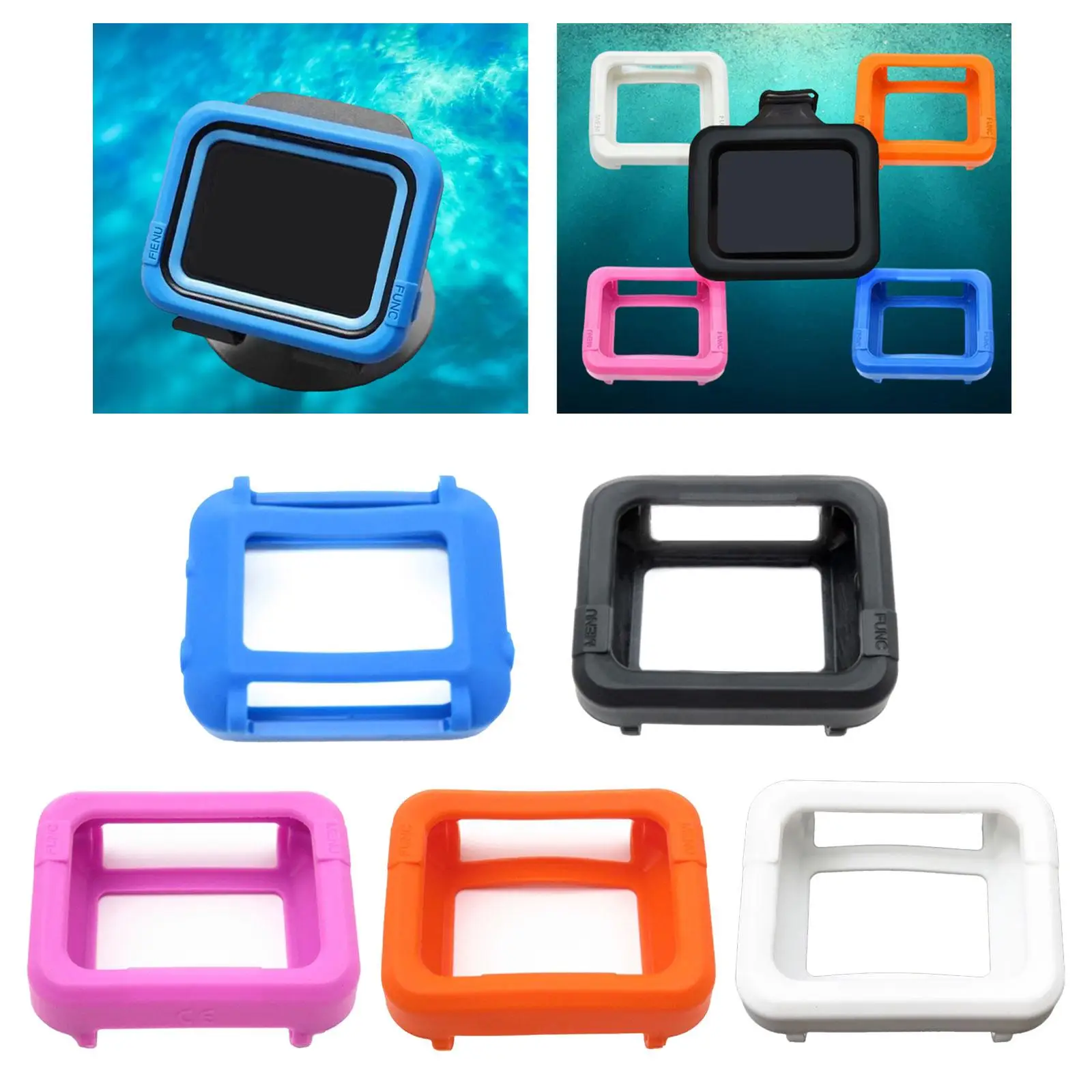 Dive Computer Protective Cover, Soft Silicone Electronic Device Cover, Diving Computer Watch Protector Protection for Underwater