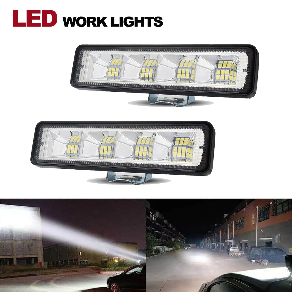 

24v Search Light 24 LED Driving Lights Waterproof Auxiliary Headlight LED Light Bar SUV Spotlight Fog Light Accessories