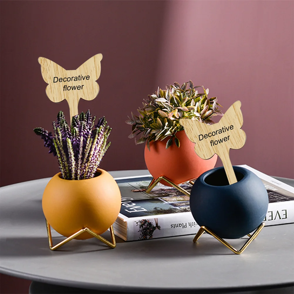 

30Pcs Plant Sign Tags Reusable Eco-Friendly Labels for Nursery Garden Vegetables Fruit Trees Creative Decorative Indoor Outdoor