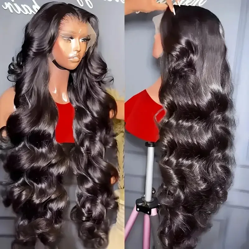 

30 Inch 13x4 Lace Front Wigs Human Hair 200% Density Body Wave HD Lace Front Wigs Human Hair Natural Color Wig Virgin Lace Front Wigs for Women