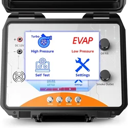 Ancel l8000 máquina de fumaça automotiva, testador de vazamento de diagnóstico de modo duplo para sistemas evap e turbo, bomba de ar embutida