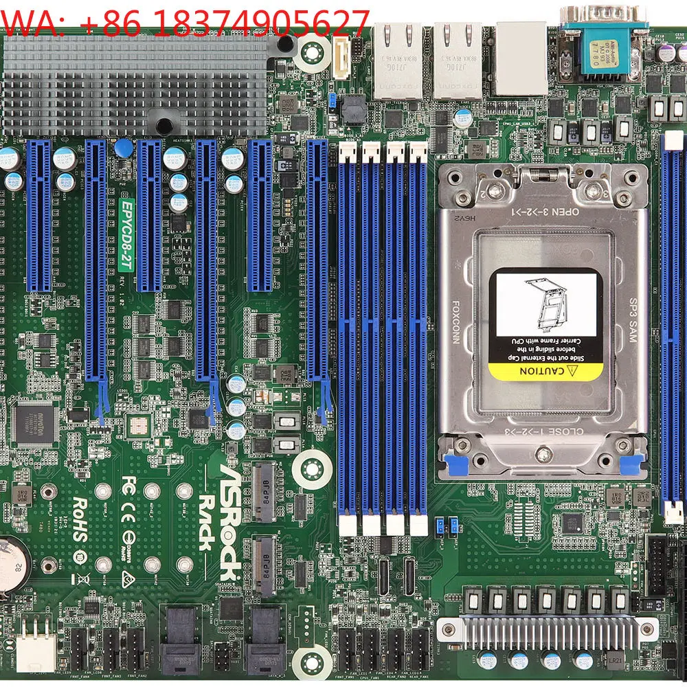 ASRock EPYCD8-2T server main board supports AMD EPYC 7002