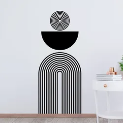 AUGUST SALES! Abstract Wall decals, Geometric elements, circles, Living room decor, Bedroom Wall Decal,Wall sticker 1-16