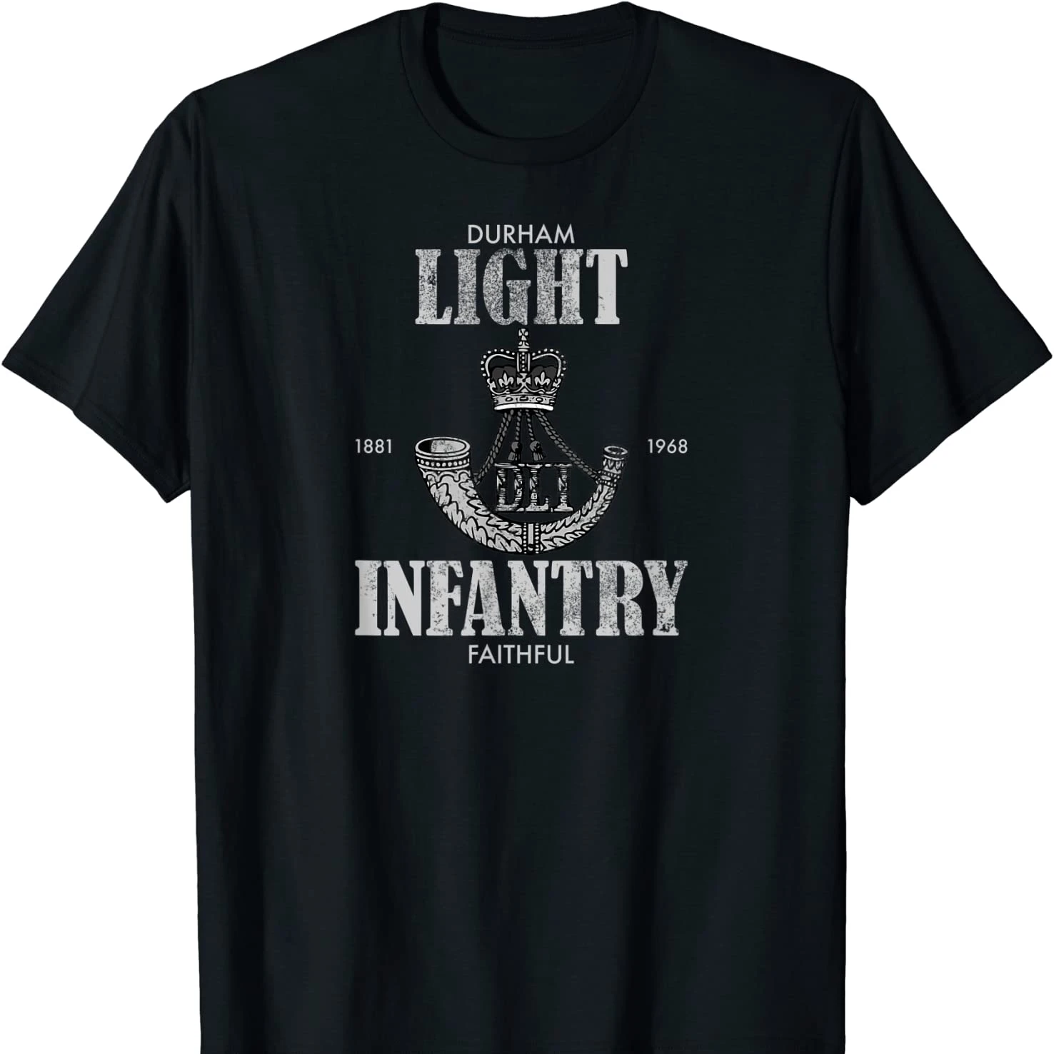 British Army Durham Light Infantry Regiment T-Shirt New 100% Cotton Short Sleeve O-Neck Casual Mens T-shirt Size S-3XL