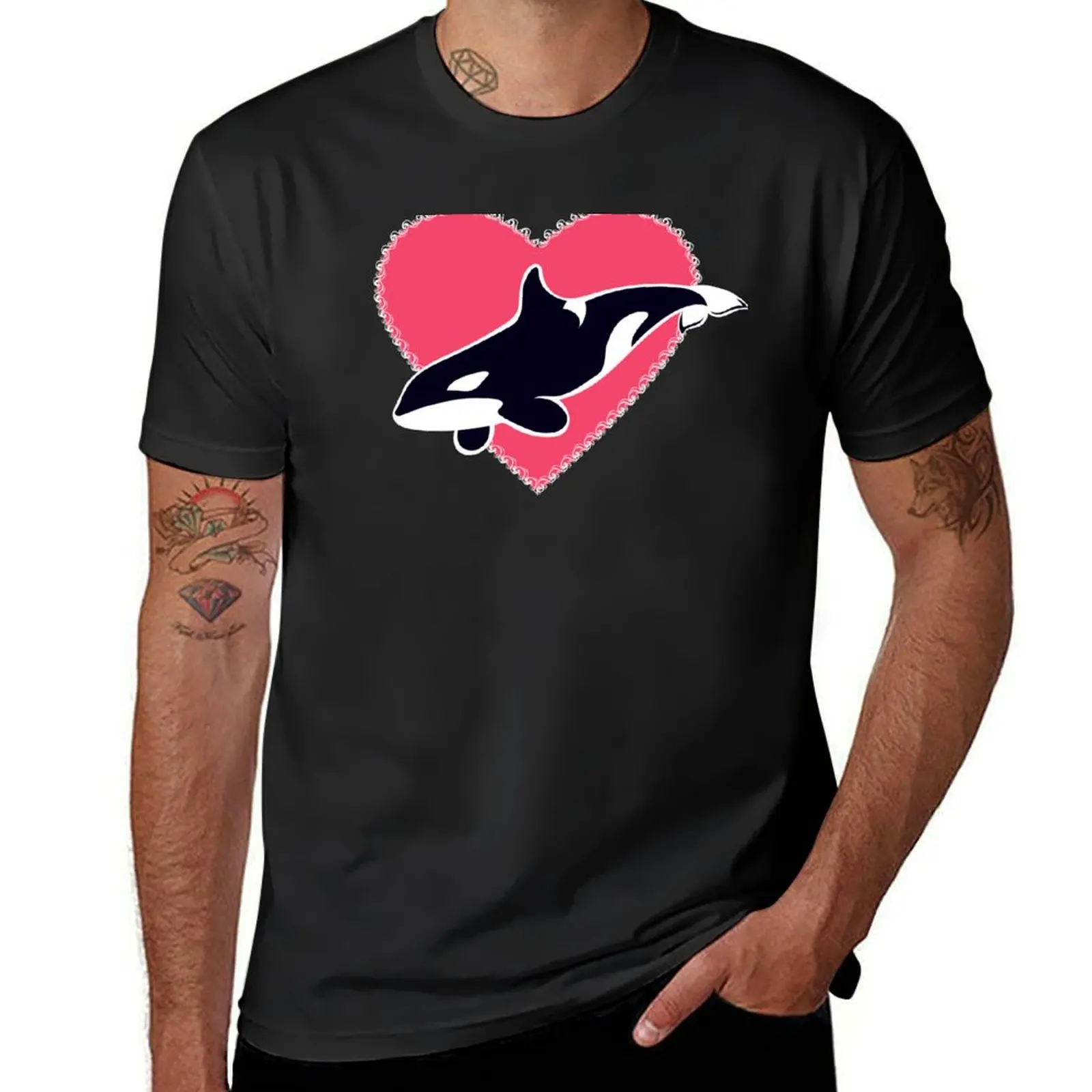 

Love Killer Whales T-Shirt new edition sweat plain t shirts men