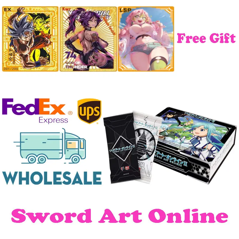 

Bargain Price Case Wholesale Sword Art Online SAO Collection Card Japanese Anime Booster Box TCG Doujin Hobby Gift