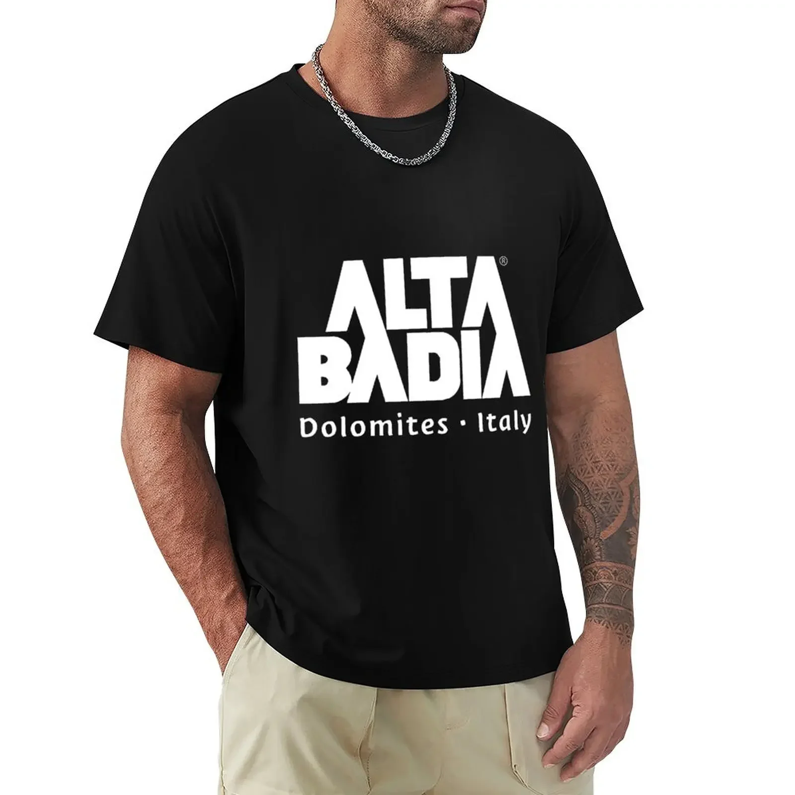 Alta Badia Dolomites Italy T-Shirt summer clothes baggy shirts anime heavy weight t shirts for men