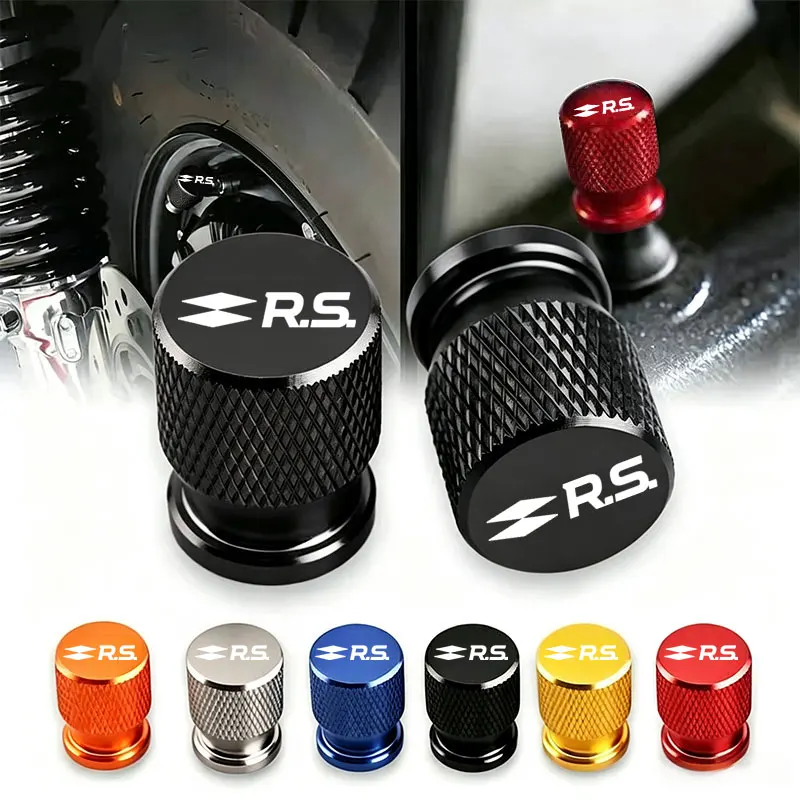 4pcs For Renault RS Clio Scenic Logan Megane Koleos Sandero Car Wheel Tire Valve Caps Tyre Stem Covers Airdust Waterproof