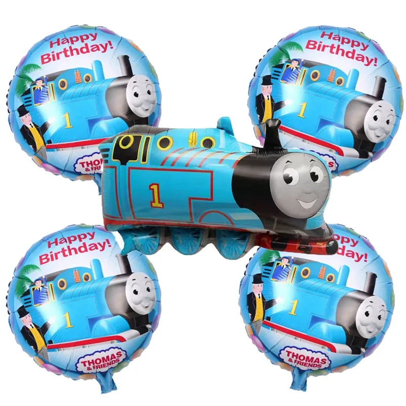 Фольгированный набор воздушных шаров Thomas and Friends, украшение на день рождения, 32 дюйма, подарок для будущей мамы, детские игрушки, набор воздушных шаров «сделай сам»