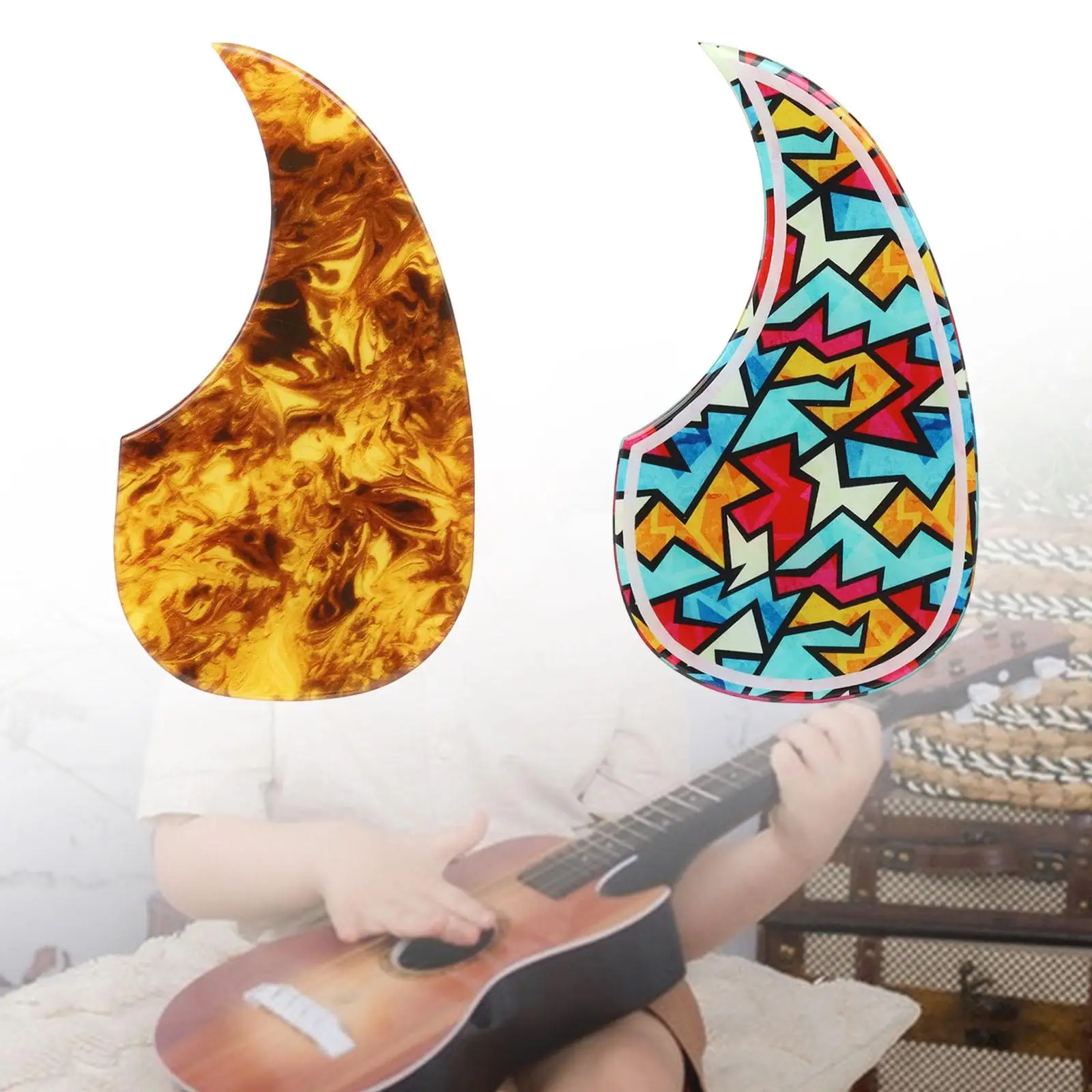 Protetor de palheta de substituição para acessórios de violão clássico acústico destro