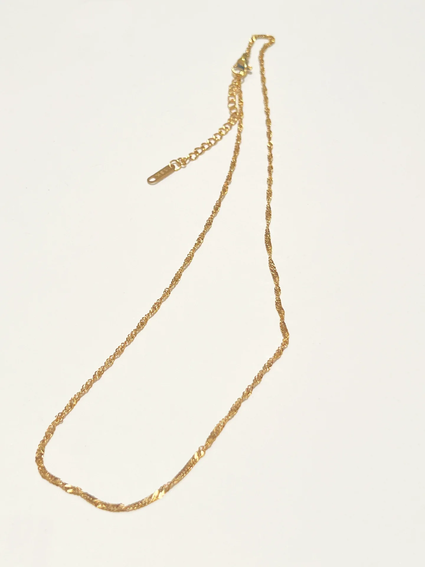 Vintage Edelstahl Ersten Halskette für Frauen Dainty Zirkon Intarsien Brief Choker Halskette Mode Schmuck Collier Femme – Detail 15