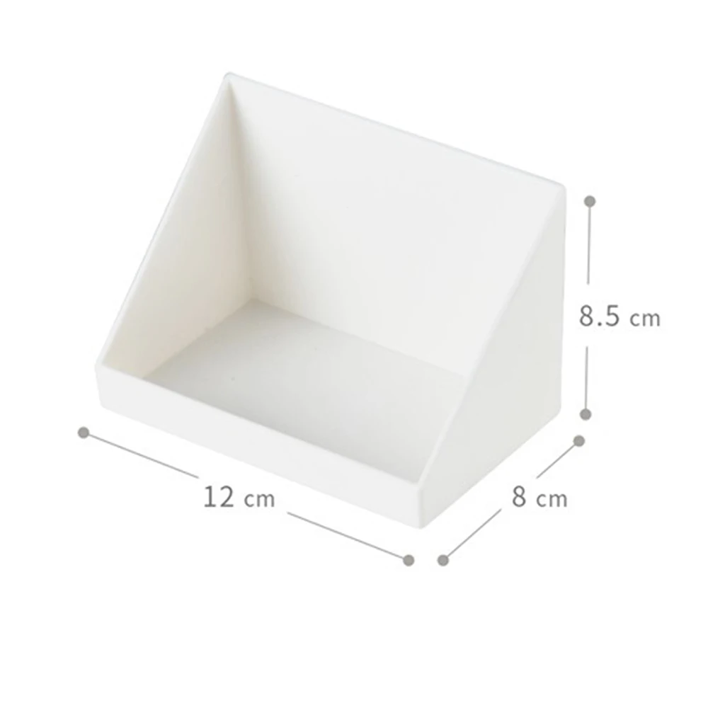 Plastic Storage Rack Wall Mounted Case Bathroom Kitchen Organizer Container Bedroom Self Adhesive Space Saving Hanging Shelf