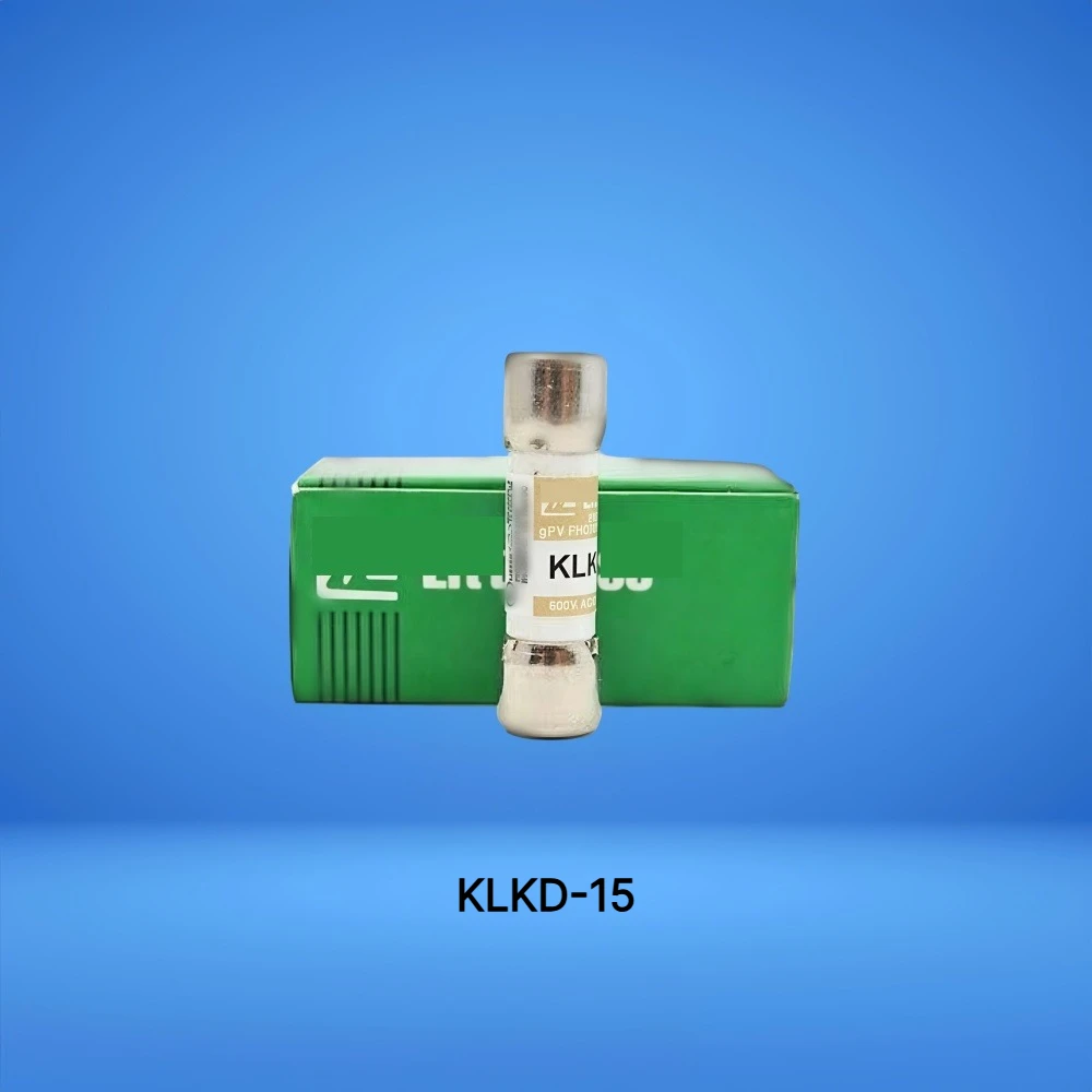 KLKD-15 Fast Acting Midget Cartridge Fuse 15A 600VAC Circuit Protection 【10-Pack】 OEM
