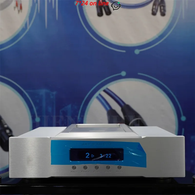 

Цифровой аудиоплеер Jay's Audio CDT-2 MK3 HIFI с OCXO (генератором тактовых сигналов с постоянной температурой), драйвером CDM4, поддержкой I2S, AES, RCA, BNC и OLED-дисплеем