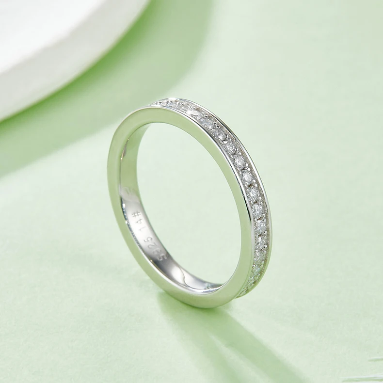 

Fashion Simple Thin Women's Engagement Ring 925 Silver Women's Wedding Jewelry