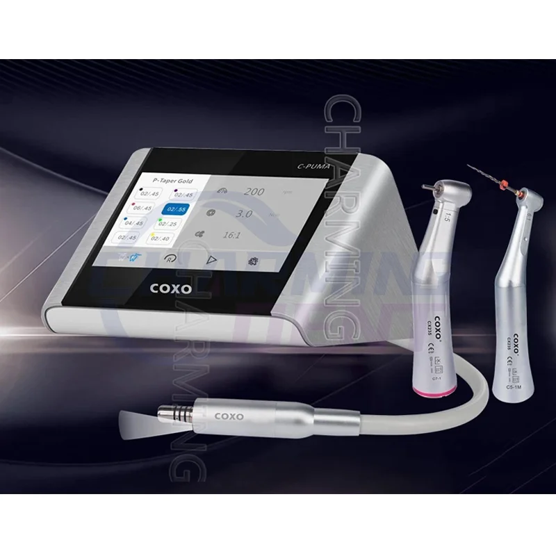 For C-Puma Master High Power LED Dental Brushless Electric Micromotor Endo 1 Handpiece 7 Memory Programs Dental Clinic Surgical
