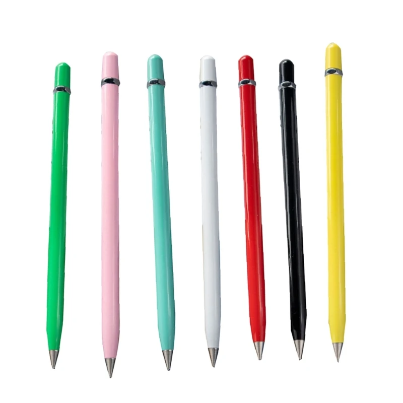 Erasable Everlasting Pen Metal Inkless Pencil No Sharpening Sketch Pencil Gift Pen for Boy Girl Student Kid Drawing K1KF