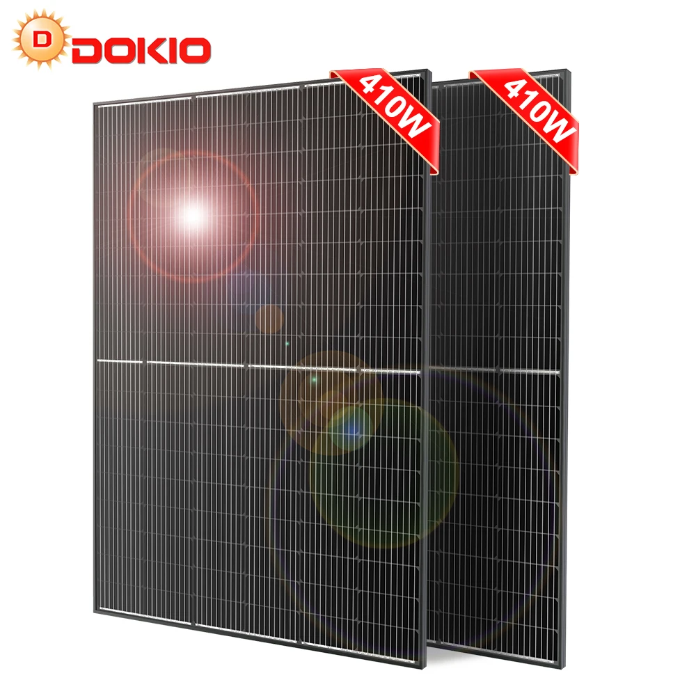 DOKIO 400W Solar panel balcony power plants Solar Panels Waterproof solar for home