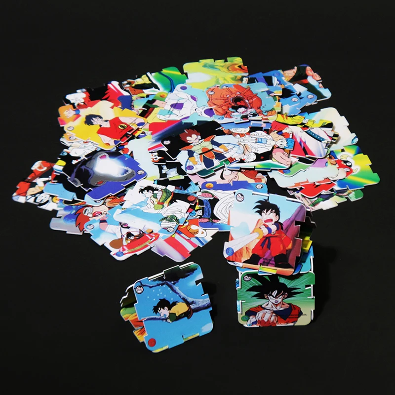 Lote De Tazos Sabritas Complete Collection 73Pcs Variants New Super Saiyan Rare Puzzle Card Collect Pogs Gift For Dragon Ball Z