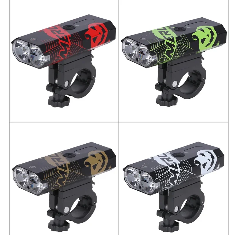 Mini Usb Rechargeable Bike Light Smart Sensor Front Mounted Mountain Cycling Lamp Portable Handheld Torch For Night Riding