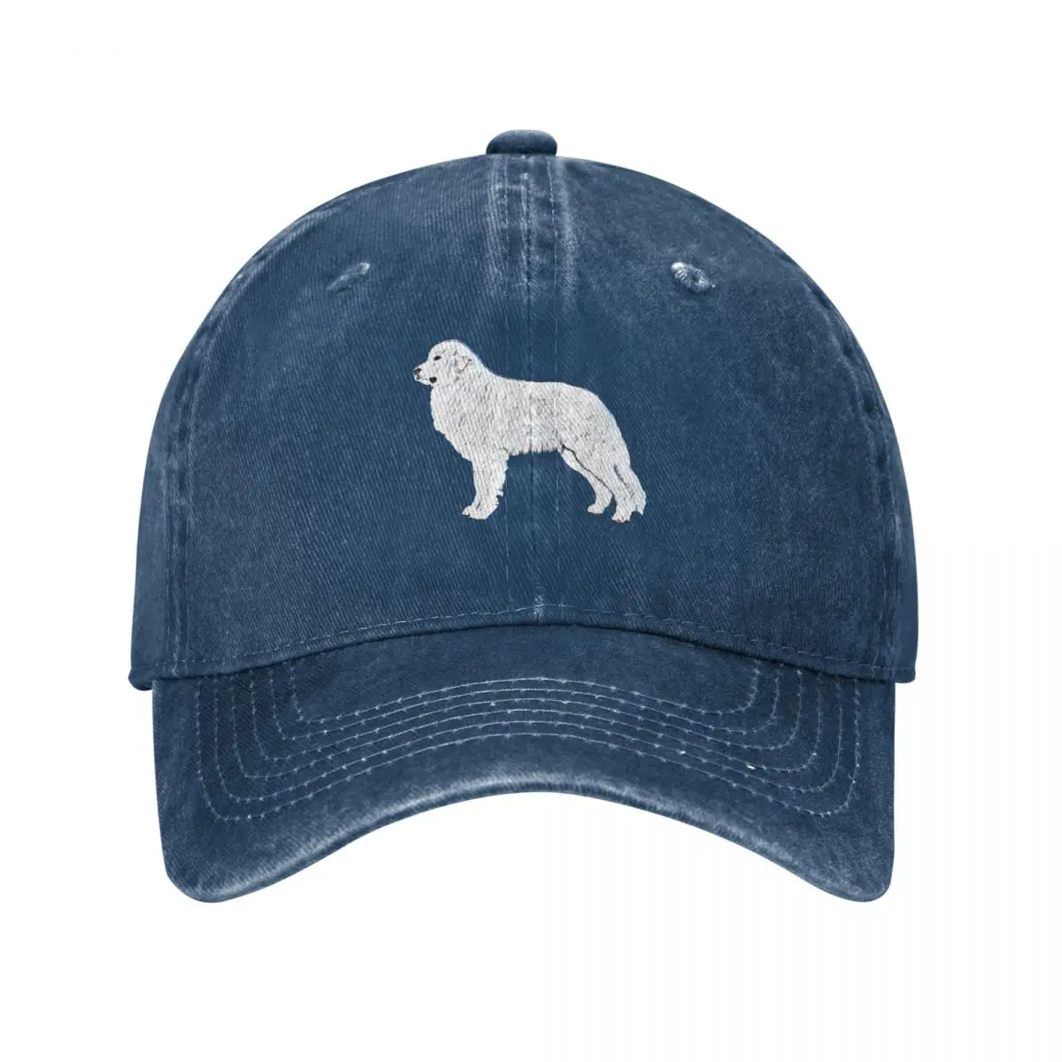 Great Pyrenees Dog Elegant, imposing, and majestic for dog lovers Baseball Cap Rugby Beach Outing Thermal Visor Women's Men's