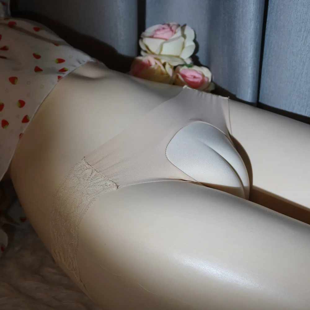 กางเกงในซ่อนจมูกแก๊ฟ ผ้าไหมน้ำแข็งไร้รอยต่อ สำหรับสาวประเภทสองและผู้ที่ชอบแต่งกายเป็นผู้หญิง