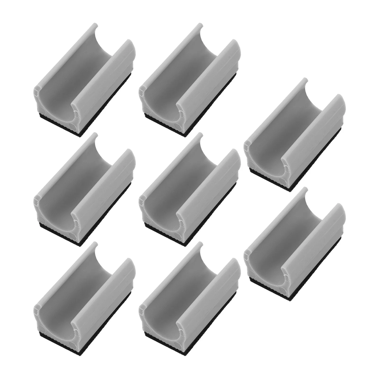 8Pcs U-Shaped Wool Felt Chair Leg Caps Floor Protectors for Bow Round Tube Chairs Non-Slip Quiet Anti-Scratch Furniture Feet