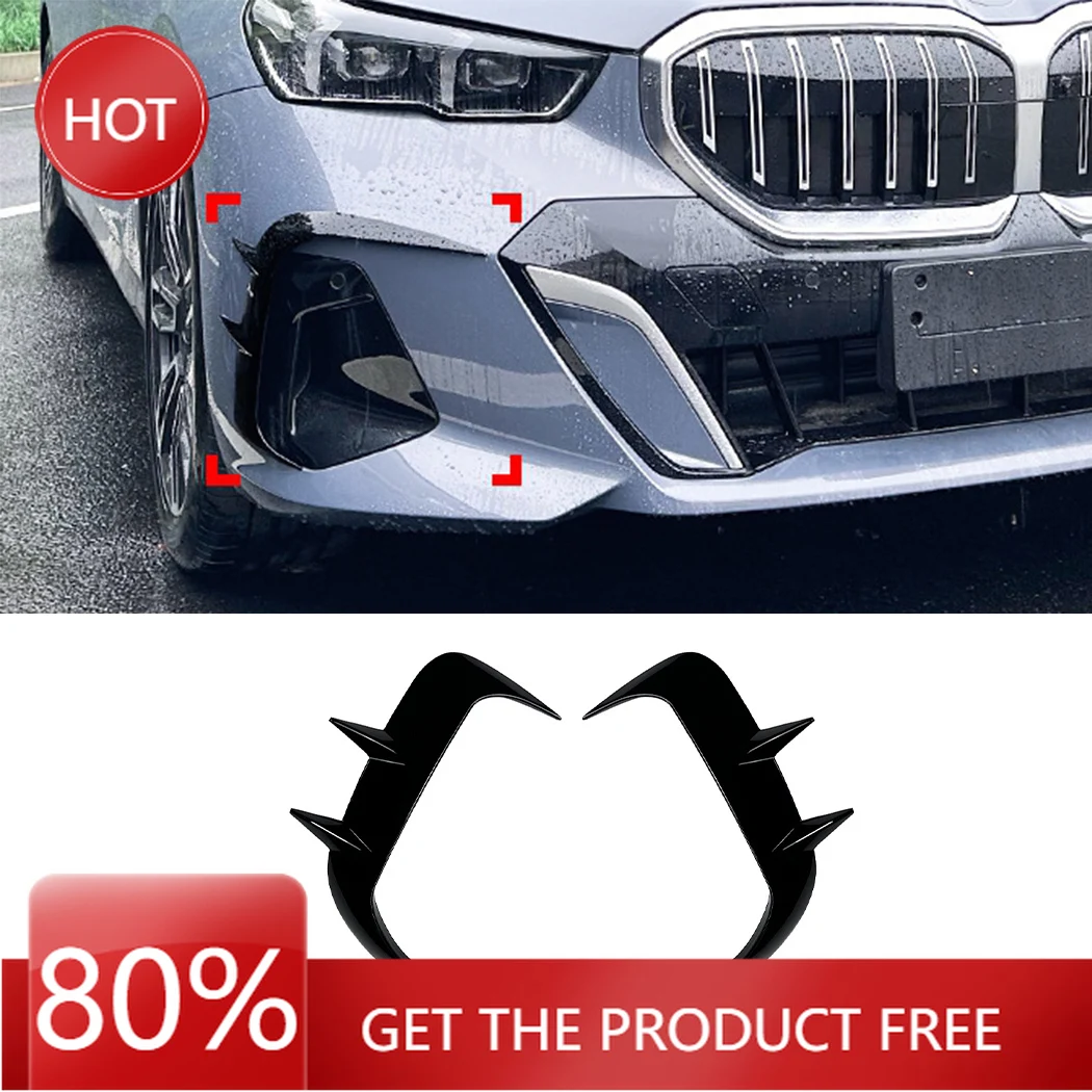 

Гоночные грили, хит продаж для BMW 5-й серии I5 G60 G61 M Sport 2024-2025, передний бампер, спойлер, сплиттер, вентиляционное отверстие, противотуманная фара, решетка, отделка