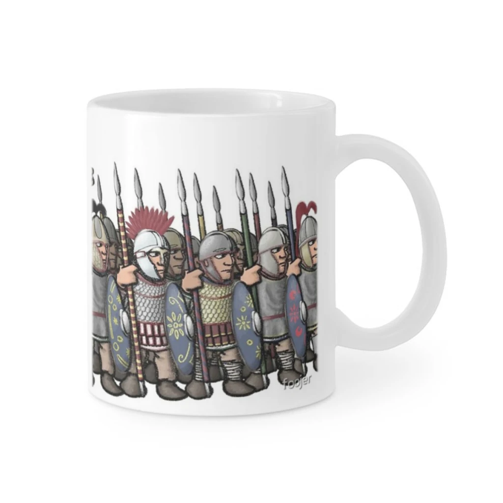 Late Roman Infantry Coffee Coffee Milk Cup Mocha Cat Panda Bear Couple Christmas Mug Kawaii Cups Original Mugs  11oz