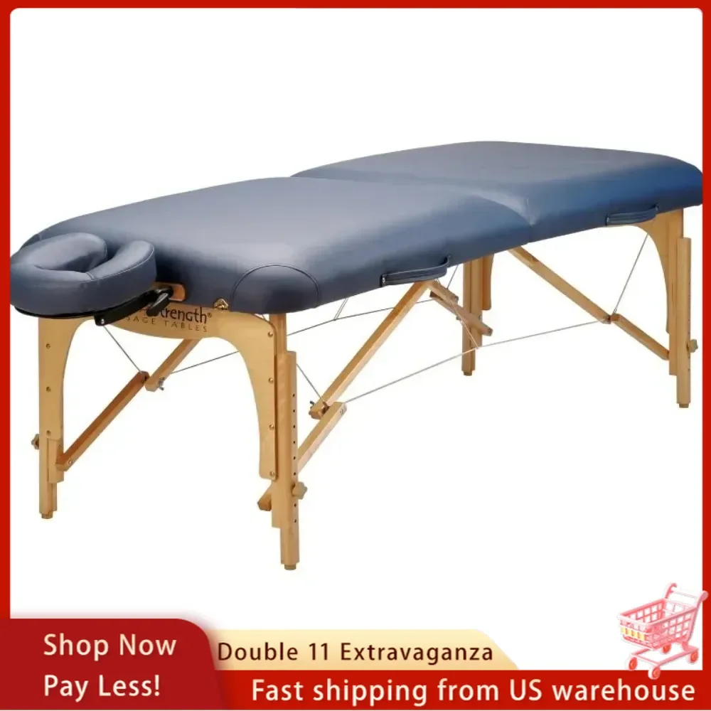 INNER STRENGTH Portable Massage Table Package E2 - Full Reiki Massage Table Incl. Deluxe Adjustable Face Cradle