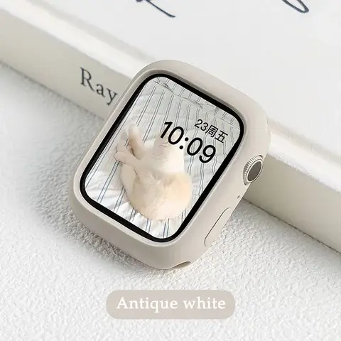 Apple Watch 케이스 용 커버 44mm 40mm 45mm 41mm 38mm 액세서리 실리콘 범퍼 쉘 보호대 iWatch 시리즈 SE 3 4 5 6 7 8 9