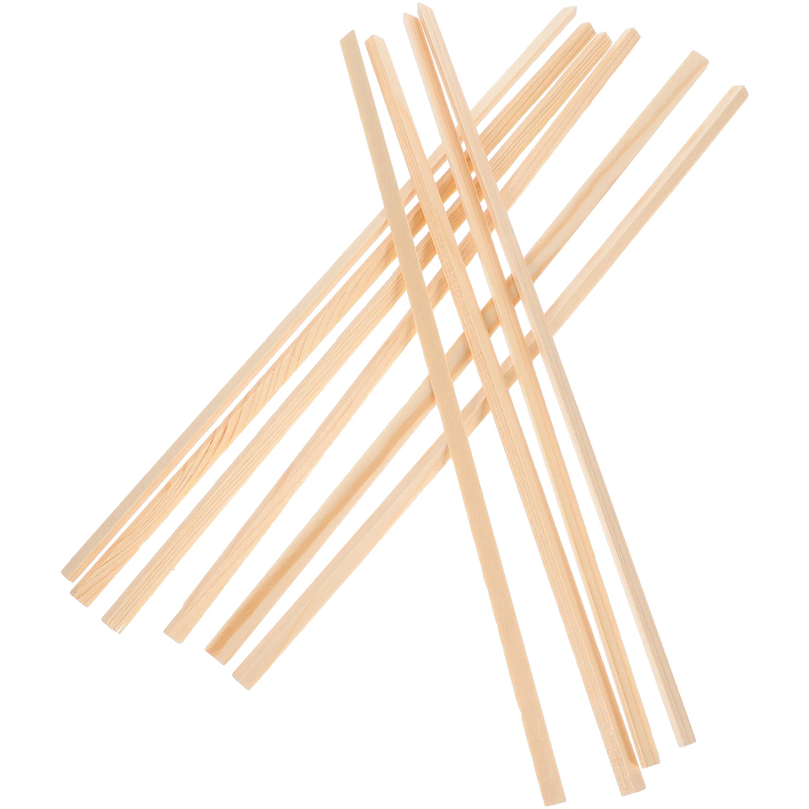 

Triangular Wooden Strip Molding Trim for Window DIY Decorative Stick Indoor Plant