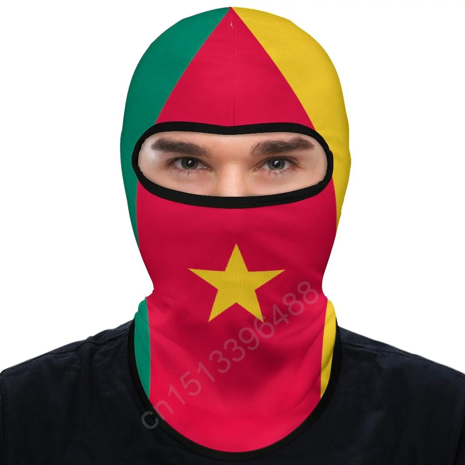 Cameroon Cycling Cap Quick Dry Headband Head Scarf Running Hat Bandana Ciclismo Wind Sunscreen Dustproof CS Masked Hood Caps