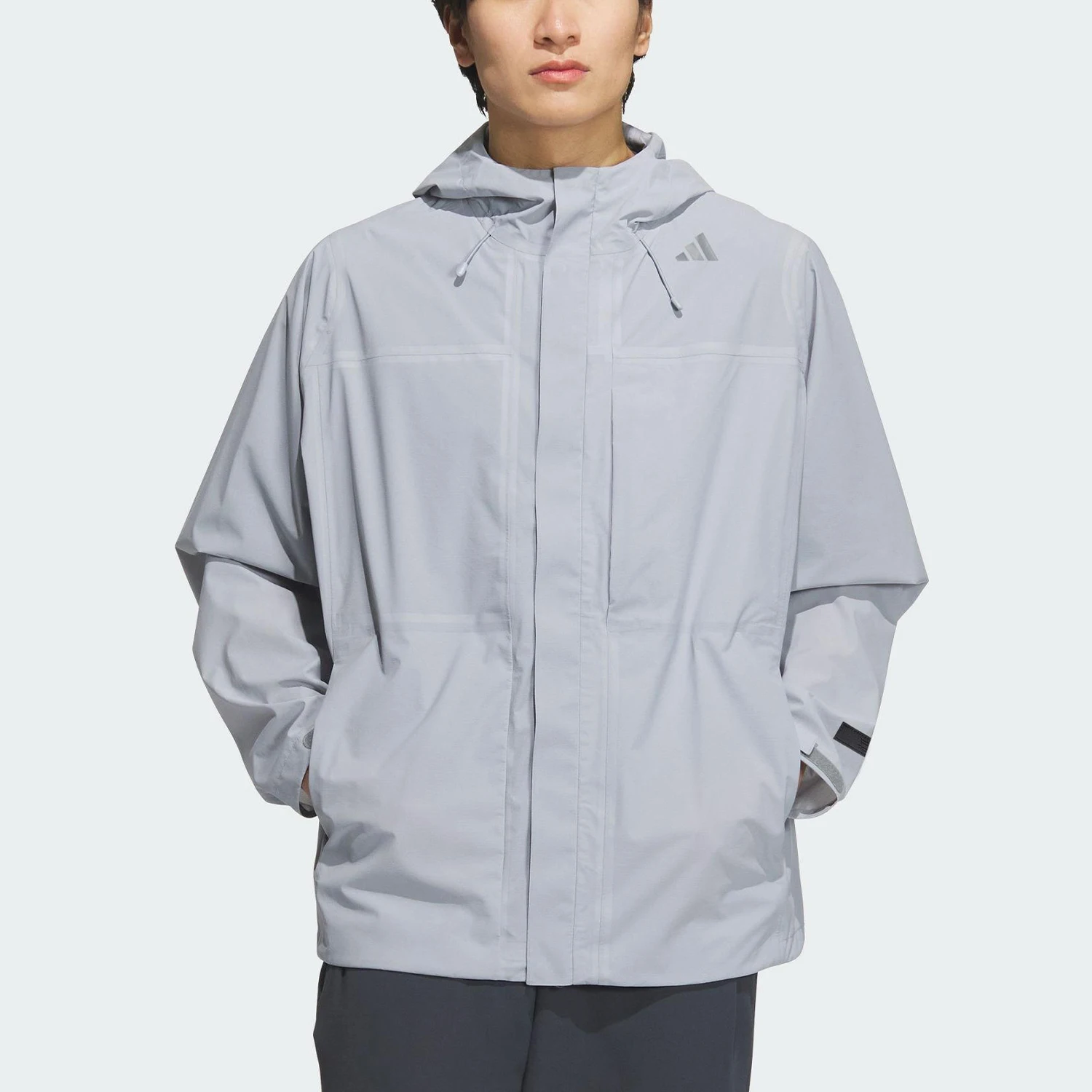 

Adidas Originals Men's Loose Outdoor Exploration Sports Windbreaker JM0979