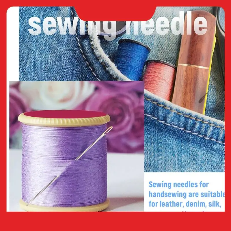 Self-Threading Needles,Sewing Needles For Hand Sewing,For The Elderly,Easy Side Threading Stitching Pins