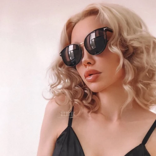 Imagen 2 del producto HBK gafas de sol polarizadas Retro mujer ojo de gato gafas de sol polares de moda marca de lujo para mujer ultraligera turismo fiesta conducción