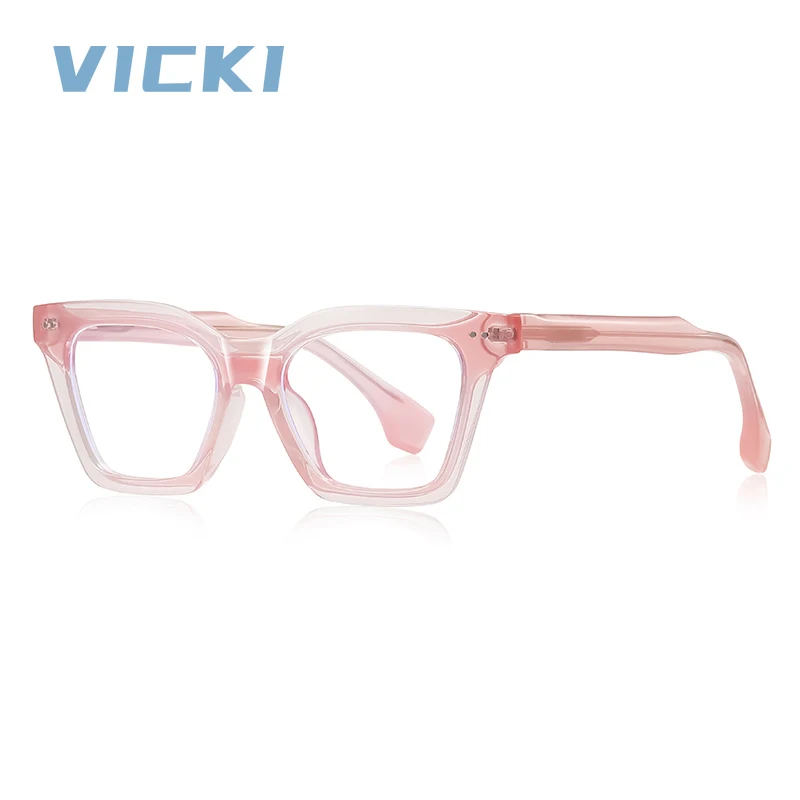 

VICKI Fashionable Color Square-framed Anti-blue-light Glasses Prescription-eligible Multifocal LS087