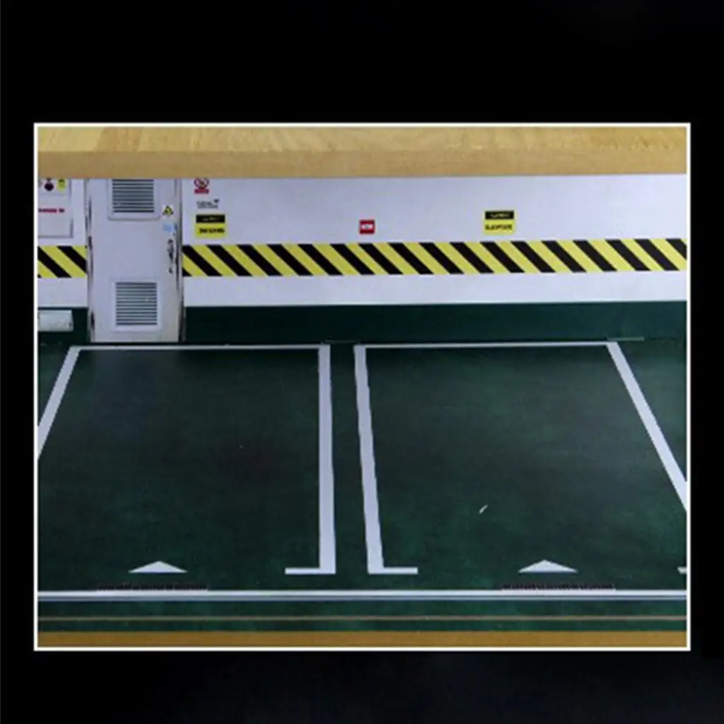 

1:18 Simulation Parking Lot Double Garage w/ 120LEDs Lights Collection Gifts