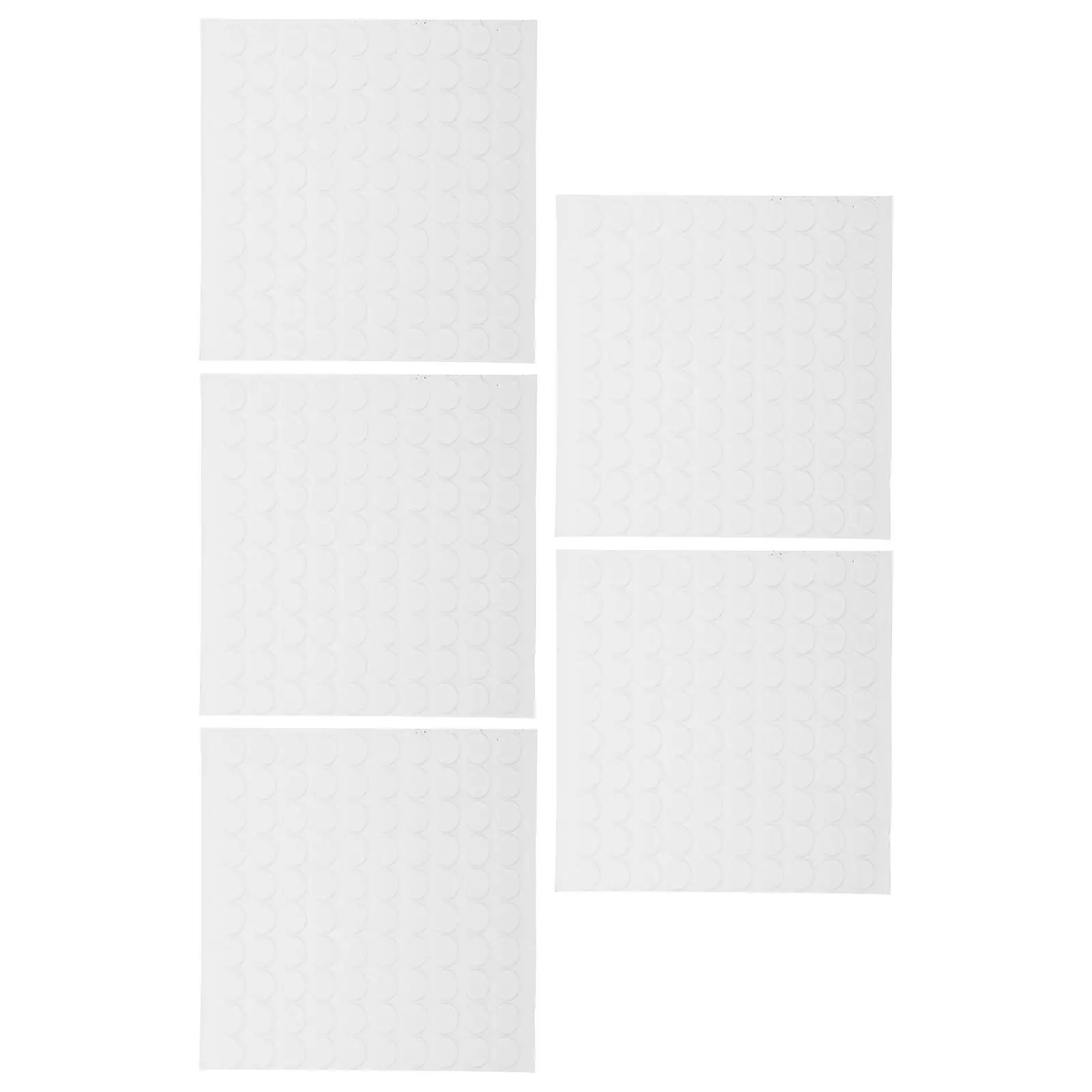 500 Pcs Round Double Sided Adhesive Tape Acrylic Dot Clear Removable No Trace Sticky Tack Balloons Circle Dots Reusable