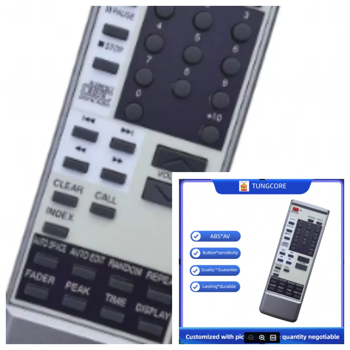 Nuevo mando a distancia para reproductor de CD Denon DCD2800 DCD1560 RC-253 RC-251 DCD-625 RC-255 DCD1450AR DCD1500 DCD790 DCD-1550AR